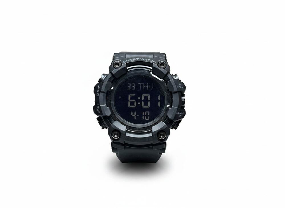SKMEI Men’s Military Style Digital Watch Black LED Sport Outdoor Wristwatch